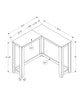 Grey Corner Console Accent Table
