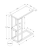 Grey black Metal Side Table