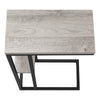 Grey black Metal Side Table