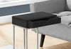 Black Silver Side Table