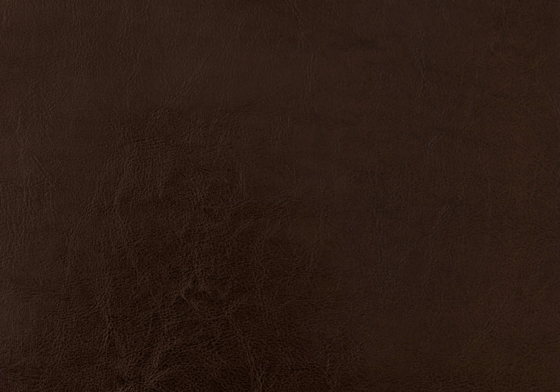 Queen Size Dark Brown Leather-look Bed