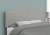 Full Size Grey Linen-look Headboard
