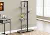 Dark Taupe Black Metal Bookcase