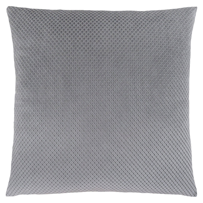 Silver Diamond Velvet 1pc Pillow