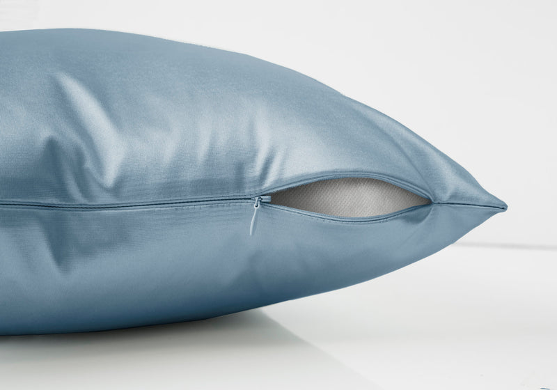 Pale Blue Satin 1pc Pillow