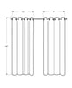 Ivory Darkening 2-Piece Curtain Panel - 52" x 84"