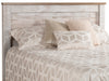 Kaia Queen Headboard - {Country} style Headboard in Whitewash {Engineered Wood}