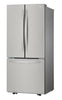 LG 21.8 Cu. Ft. 3-Door French Door Refrigerator - LRFNS2200S
