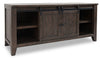 Madison 60" Barn Door TV Stand – Brown - Rustic, Modern, Contemporary style TV Stand in Brown Reclaimed Wood