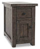Madison Chairside Table – Brown - {Rustic}, {Modern}, {Contemporary} style End Table in Brown {Reclaimed Wood}