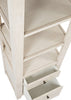 Madison Bookcase Pier – White - {Rustic}, {Modern}, {Contemporary} style Storage Pier in White {Reclaimed Wood}