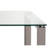 Metro End Table - {Modern} style End Table {Metal}, {Glass}