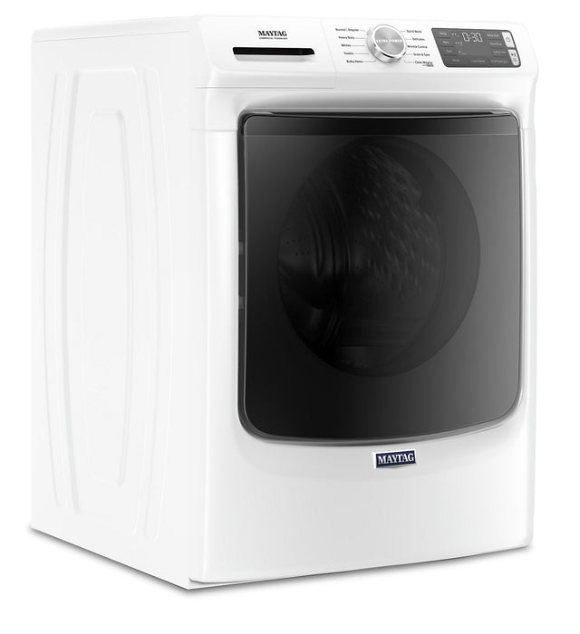 Maytag Front-Load 5.2 Cu. Ft. Washer with Extra Power and 7.3 Cu. Ft. Electric Dryer – White