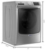 Maytag Front-Load 5.5 Cu. Ft. Washer with Extra Power and 7.3 Cu. Ft. Electric Steam Dryer - Slate