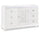 Ava Bedroom 7-Drawer Dresser with LED Light, 67"W x 39"H, Glam - White