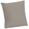 Textured Polyester Accent Pillow - Plush Ecru