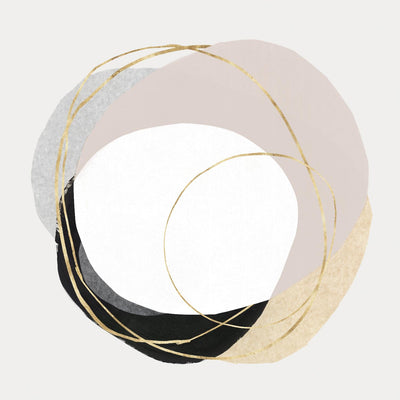 "Ring Of Gold Ii" Giant Art 72x72 Wall Art