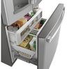 GE Profile 22.1 Cu. Ft. Door-in-Door French-Door Refrigerator - PYD22KYNFS - Refrigerator in Fingerprint Resistant Stainless Steel 