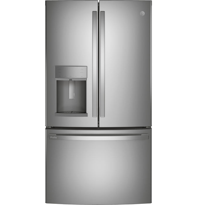 Profile 36\" 22.1 Cu. Ft. French-Door Refrigerator - Stainless - PYD22KYNFS