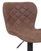 Seth Bar Stool - Brown - {Modern} style Bar Stool in Brown {Metal}
