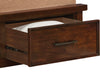 Sonoma 5-Piece King Storage Bedroom Set - Dark Brown - Rustic style Bedroom Package in Dark Brown