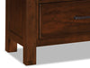 Sonoma 5-Piece King Storage Bedroom Set - Dark Brown - Rustic style Bedroom Package in Dark Brown