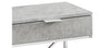 Spain Grey Accent Table - {Contemporary}, {Industrial}, {Modern}, {Retro} style End Table {Medium Density Fibreboard (MDF)}