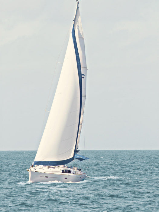 \"Sailboat In The Ocean\" Giant Art 72x54 Wall Art