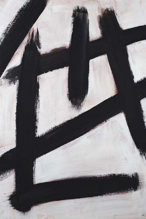 \"Ink Strokes\" Giant Art 84x54 Wall Art