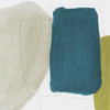 "Beige And Navy Abstract" Giant Art 72x72 Wall Art