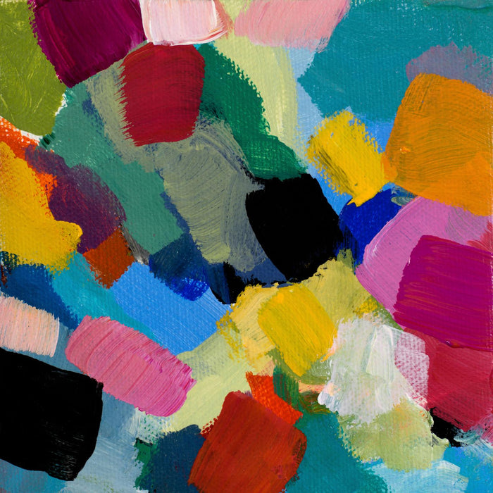 \"Spring Confetti Ii\" Giant Art 54x54 Wall Art