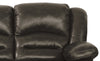 Toreno Genuine Leather Power Reclining Loveseat - Grey - {Contemporary} style Loveseat in Grey {Plywood}, {Solid Woods}