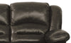 Toreno Genuine Leather Reclining Sofa - Grey - {Contemporary} style Sofa in Grey {Plywood}, {Solid Woods}