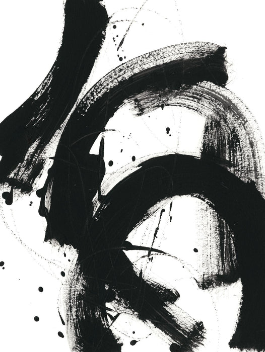 \"Onyx Gesture Ii\" Giant Art 72x54 Wall Art