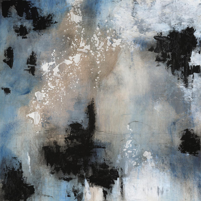 \"Embellished Shifting Motion Ii\" Giant Art 72x72 Wall Art