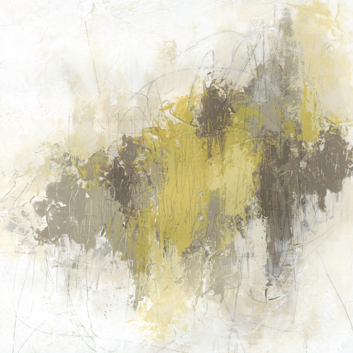 \"Saffron Abstract I\" Giant Art 54x54 Wall Art