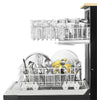 Whirlpool Heavy-Duty Tall-Tub Portable Dishwasher - WDP370PAHB - Dishwasher in Black