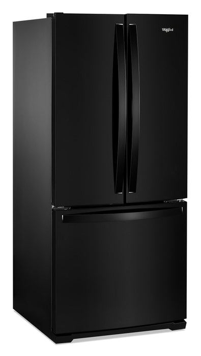Whirlpool 30\" 20 Cu. Ft. French-Door Refrigerator - Black - WRF560SMHB