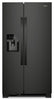 Whirlpool 21 Cu. Ft. Side-by-Side Refrigerator - WRS321SDHB - Refrigerator in Black