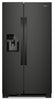 Whirlpool 25 Cu. Ft. Side-by-Side Refrigerator - WRS325SDHB - Refrigerator in Black