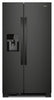 Whirlpool 21 Cu. Ft. Side-by-Side Refrigerator - WRS331SDHB - Refrigerator in Black