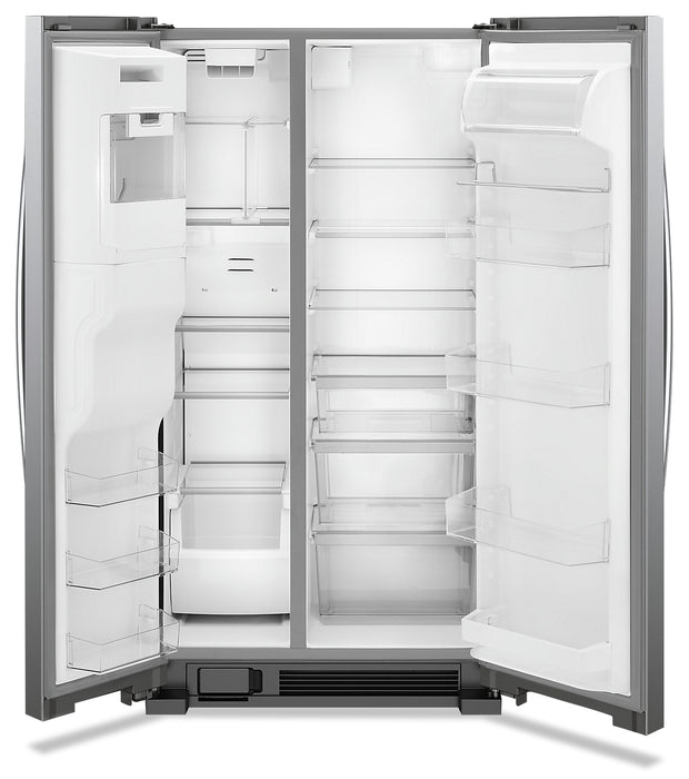 Whirlpool 36\" 25 Cu. Ft. Side-by-Side Refrigerator - Fingerprint Resistant Stainless Steel - WRS555SIHZ