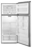 Whirlpool 18 Cu. Ft. Top-Freezer Refrigerator - WRT518SZFM - Refrigerator in Stainless Steel