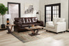Addison Leath-Aire Chair - Beige 