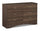 Aida Bedroom 6-Drawer Dresser, 49.5"W x 29.8"H, Made in Canada - Brown