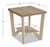 Arika 3-Piece Coffee and Two End Tables Package - Ivory