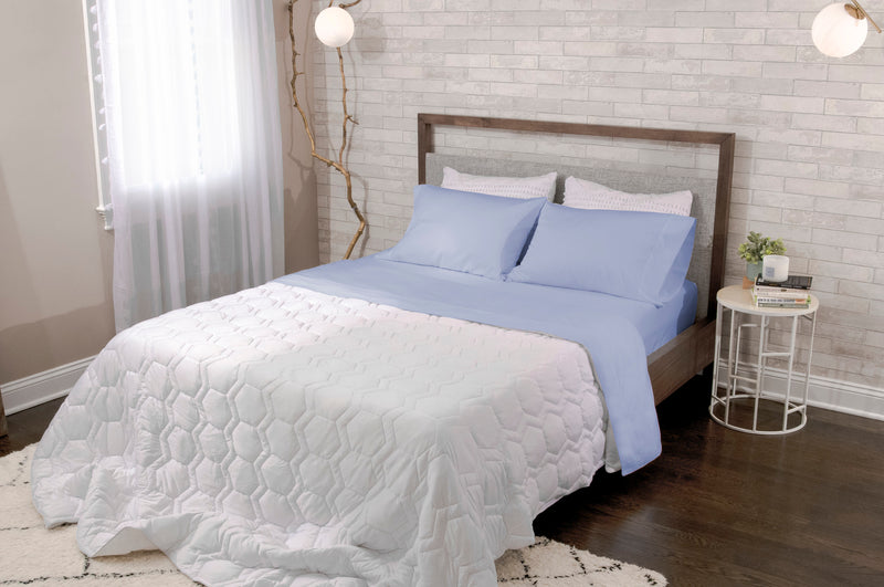 BEDGEAR Basic 4-Piece King Sheet Set - Mist