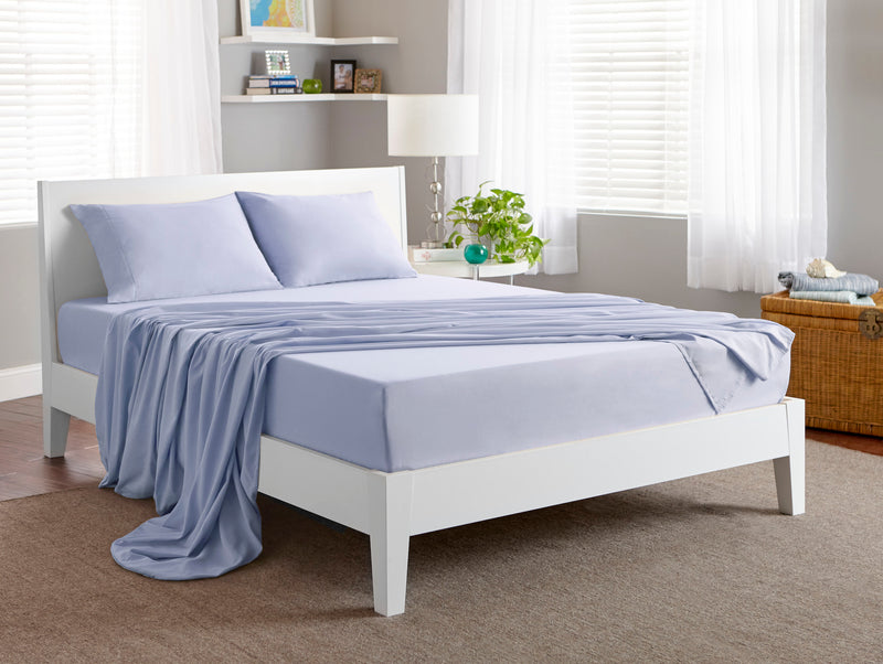 BEDGEAR Basic 4-Piece Queen Sheet Set - Mist