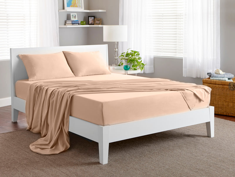 BEDGEAR® Basic 4-Piece Queen Sheet Set - Sand
