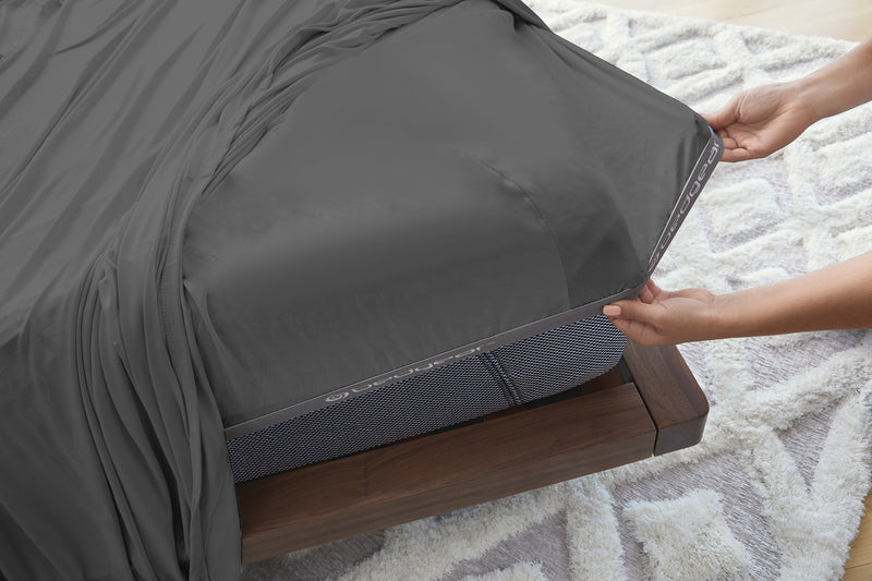 BEDGEAR Dri-Tec® 3-Piece Twin Sheet Set - Grey 